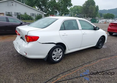 2010 Toyota Corolla z USA, uszkodzony, nr VIN 2T1BU4EE7AC406812